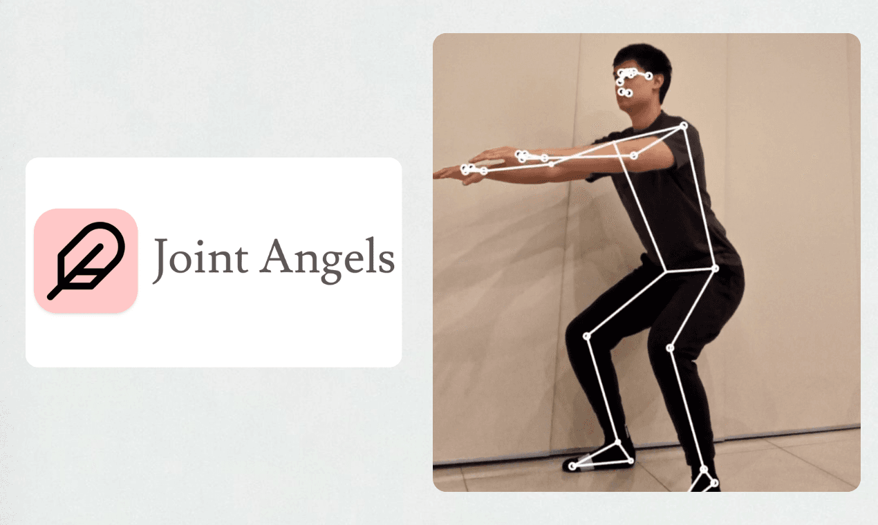 Joint Angels logo and human pose detection